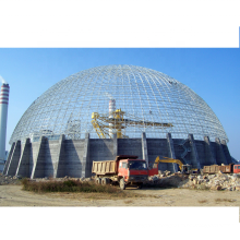 Prefab Steel Dome Roof Construction Cement Plant Structures Space Frame Systems